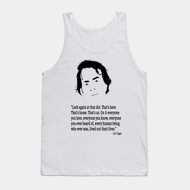 Carl Sagan Tank Top by PoetandChef